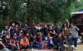 Touring komunitas motor Barings di Riam Parangek Bengkayang Kalimantan Barat