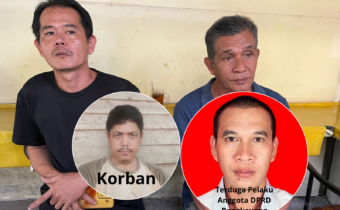 Lahan sengketa Sungai Pangkalan II dengan tanaman sawit dua pihak