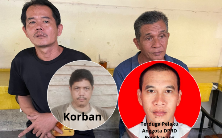 Lahan sengketa Sungai Pangkalan II dengan tanaman sawit dua pihak