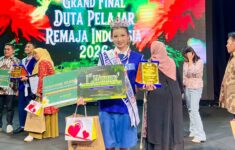 Evelyn Romana meraih gelar Duta Pelajar Remaja Indonesia 2026 Kategori SMP di Jakarta.